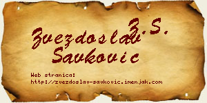 Zvezdoslav Savković vizit kartica